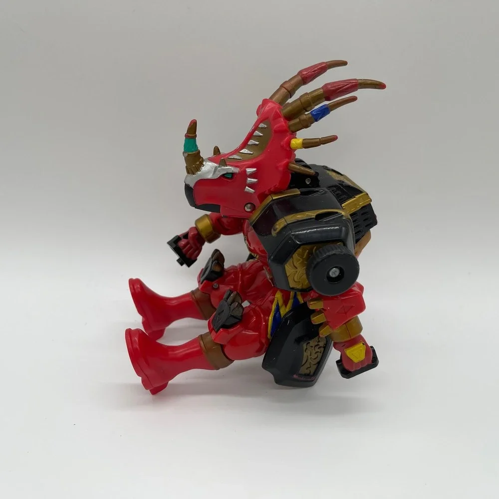 Bandai Power Rangers Dino Thunder Triassic Ranger Red Action Figure 2003 Vintage